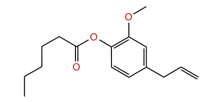 4-Allyl-2-methoxyphenyl hexanoate